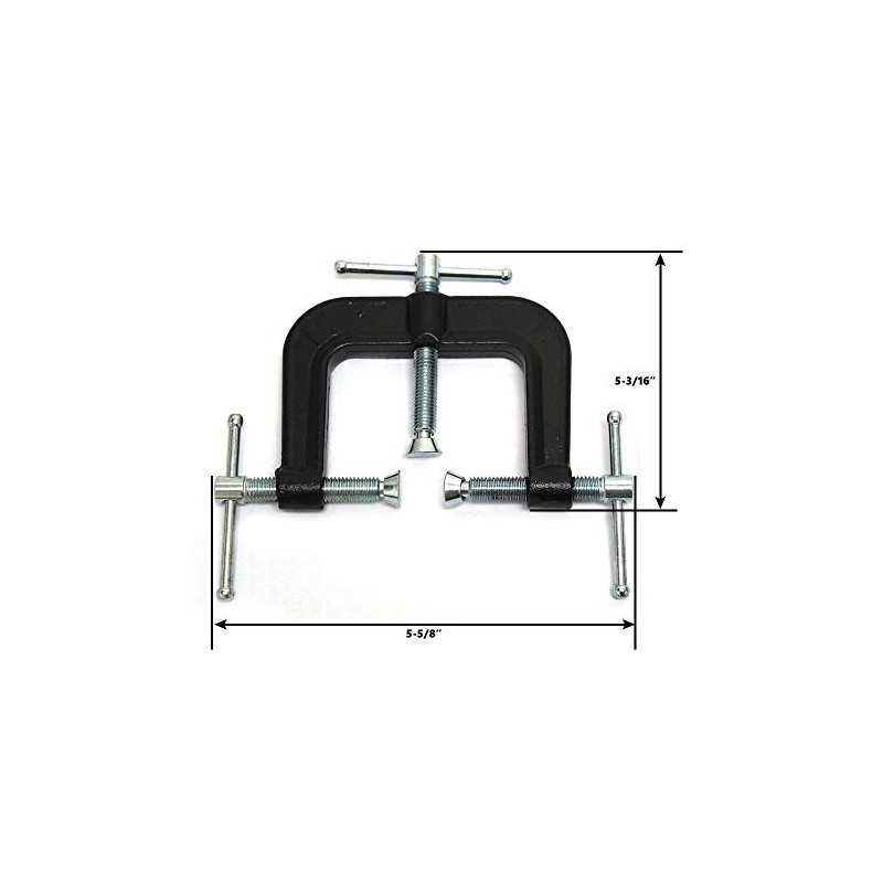 Big Horn 19634 Heavy Duty 3-Way Edge Clamp