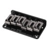 6 String Guitar Bridge Replacement Zinc Alloy Electric Guitar Saddle