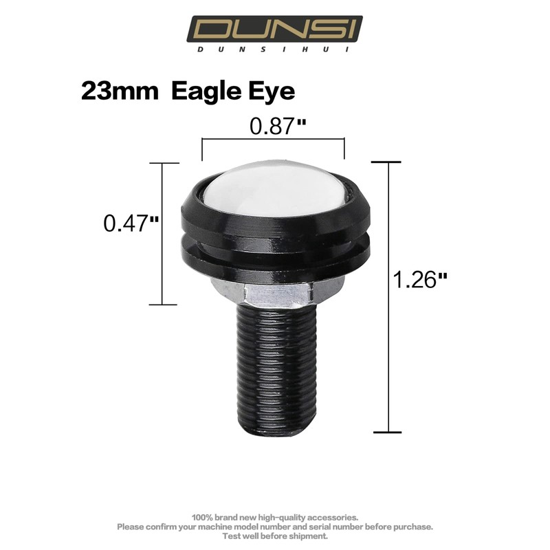 DUNSIHUI 10 pair 9W Eagle Eye LED Light Lamp, 6500k