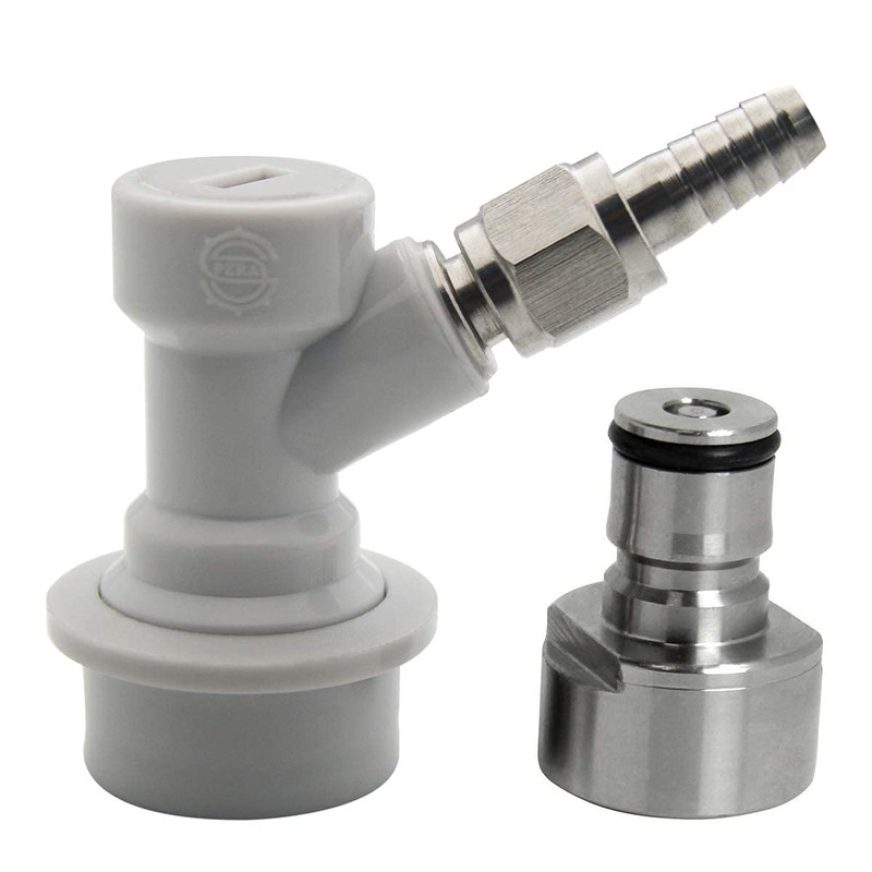 Ball Lock Keg Coupler Adapter - Stainless Steel Ball Lock