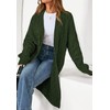 PRETTYGARDEN Long Sleeve Open Front Chunky Cardigan Sweaters for Women