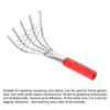 HARFINGTON Clam Rake 9.84" Small Shells Clam Digger Soil Tiller