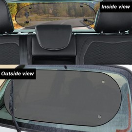 Sonnenblende Auto Heckscheibe,Sonnenschutz Auto Baby,Sonnenschutzs Hinten Fenster,Heckscheiben UV-Schutz Wärmedämmung mit Saugnapf