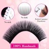 Fadlash Easy Fan Eyelash Extensions, Volume Technique Eyelashes, 0.07 mm