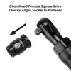 MIXPOWER 8 Pieces 1/2-inch Drive Pipe Plug Socket Set, SAE,