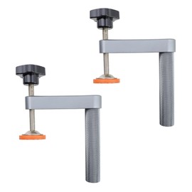Oedema 2 Pcs 20mm Bench Dog Clamps Aluminium Alloy Adjustable Desktop Clips with Included Parts for Woodworking Projects