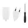 Pack of 2 Euro Plug Flat European Flat Plug, Plug