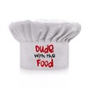 AGMDESIGN Funny Chef Hat, Dude with The Food, Funny BBQ