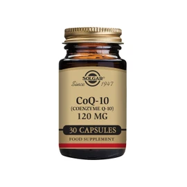 Solgar CoQ-10 (Coenzyme Q-10) 120mg Vegetable Capsules - Pack of 30 - Helps Reduce Effects of Aging - Supports Energy Production - Vegan, Gluten Free and Kosher