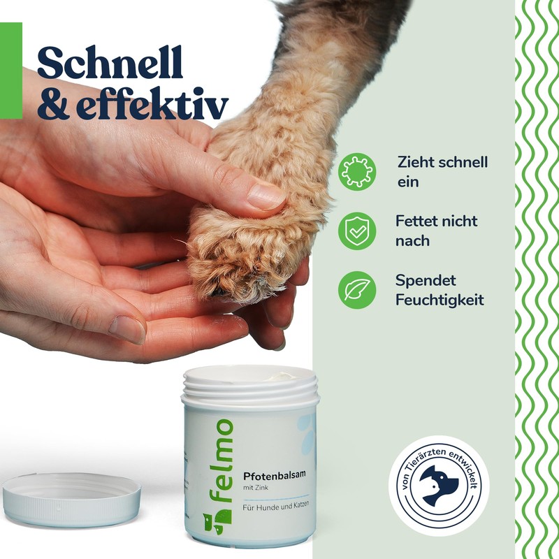 FELMO Paw Balm for Dogs & Cats (130 ml) -