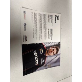 2019 Signed Will Power Hero Card INDYCAR Indy 500 W/ COA