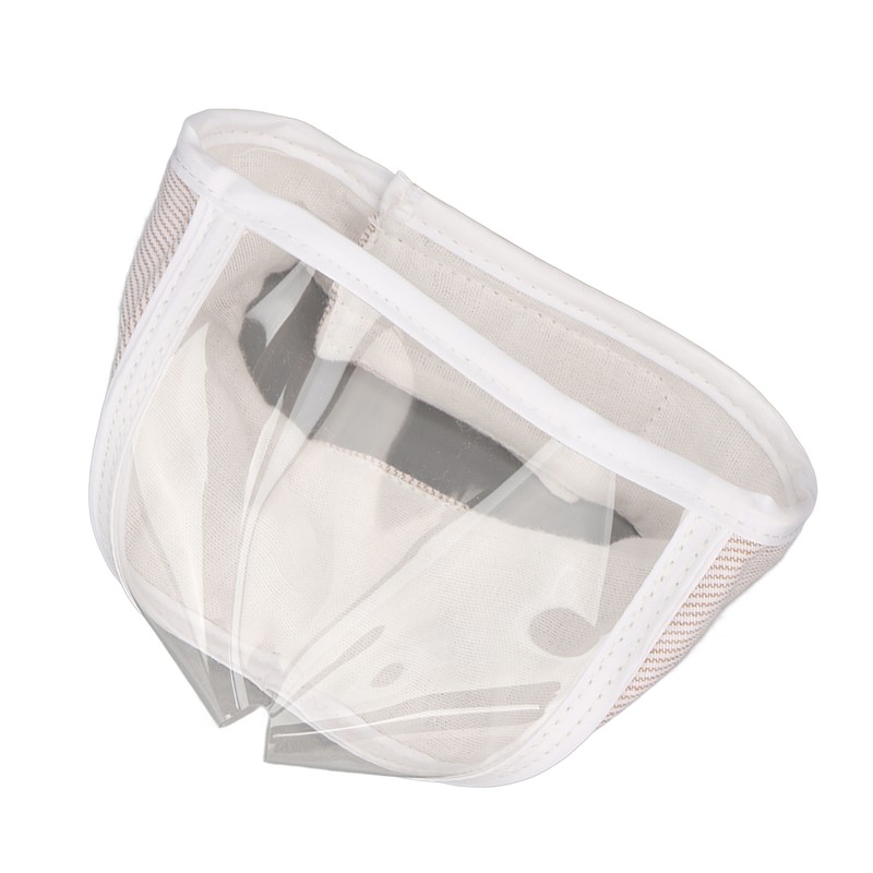 Transparent Cat Muzzle Prevent Licking Biting Barking Breathable Cat Muzzle