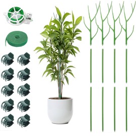 12 Pack Stackable Monstera Plant Support Stakes, Climbing Plants Support Monstera Trellis for Indoor Outdoor, Alternative to Moss Pole (39inch/12 Pack)