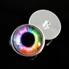 Rainbow Eyes with Sew in Loops 16mm Glass Eye Cabochons