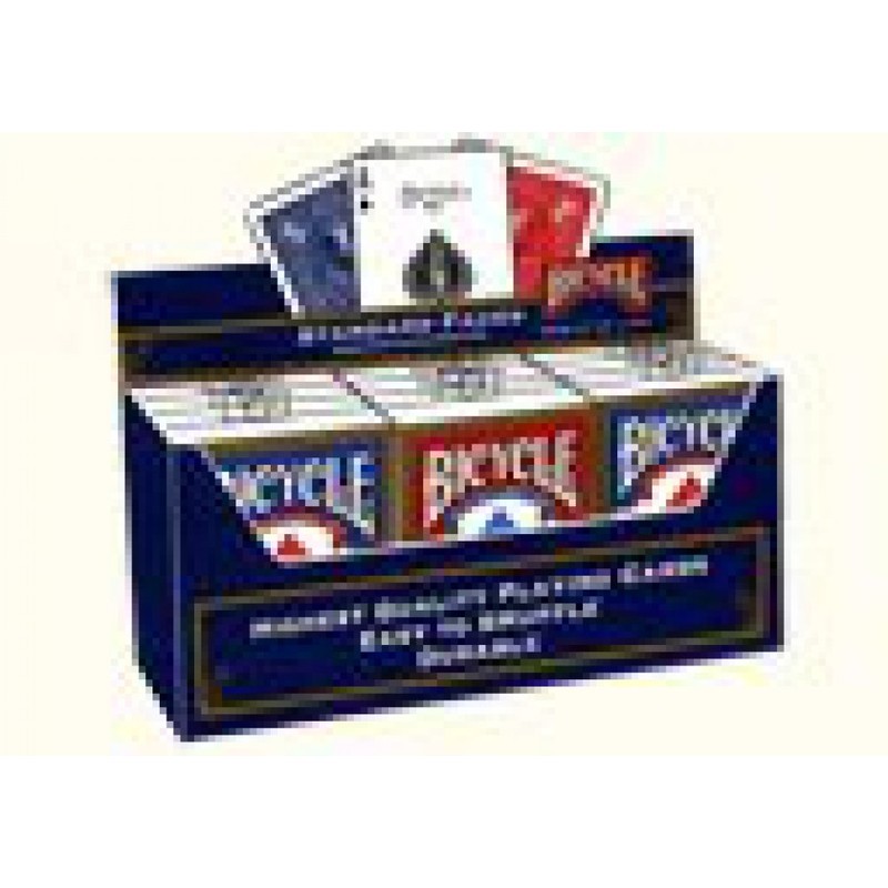 Bicycle Poker Size Standard Index Playing Cards (12-Pack) [Colors May