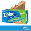 Ziploc Bolsa Reutilizable para Sandwich 100 bolsas