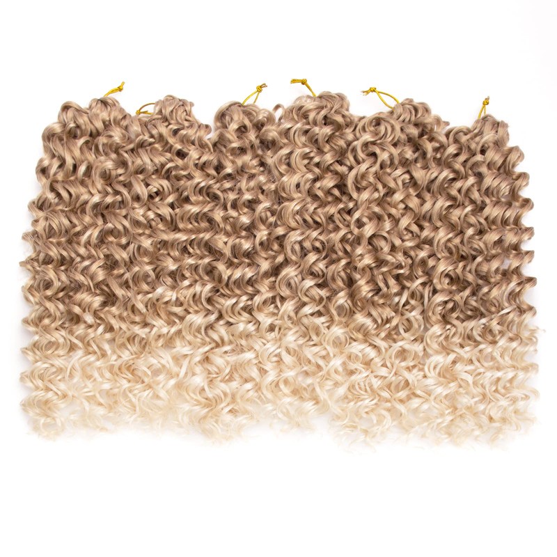 GoGo Curl Crochet hair 18inch Ombre Deep Wave Crochet hair,Synthetic
