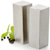 American Metalcraft 2-1/2" Rectangle Stainless Steel Salt & Pepper Set,