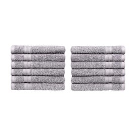 NatureMark NM-HT0816 Terry Cloth Guest Towels, Pack of 12, 30 x 50 cm, 100 % Cotton