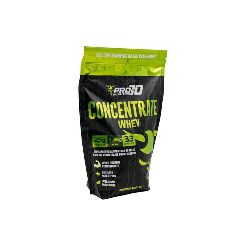 Concentrate Whey Protein 1 KG | 33 Servicios | Pro70