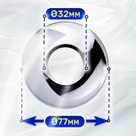 Siphon Rosette Diameter 32-77 mm Made of ABS MONTERAL