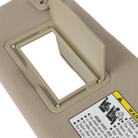 ROADFAR Beige Left & Right Sides Car Sun Visor Assembly with Sunroof fit for Hyundai Sonata 2005-2008