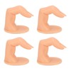 50pcs Nailed False Fingers Practice Fingers for Hand Nail Art