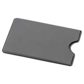 BE-HOLD 2 x RFID protective cases, ideal credit card sleeves for protection against data thieves, gray, rfid wallet