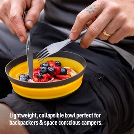 Sea to Summit Frontier UL Collapsible Bowl Large - Folding Bowl Yellow