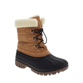Chooka Ladies Cold Weather Waterproof Snow Boot, Tan, 10