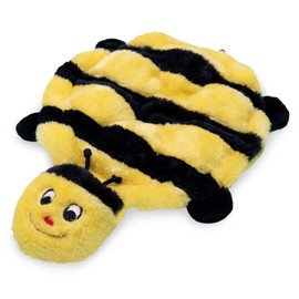ZippyPaws Squeakie Crawler Plush Dog Toy, Chew Toy with 7 Squeakers and Stuffing, Bertie The Bee