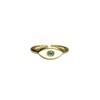VIE Evil Eye Ring, Gold, Style #01, White