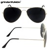 Super Dark Lens Limo Tint Pilot Sunglasses - Men and