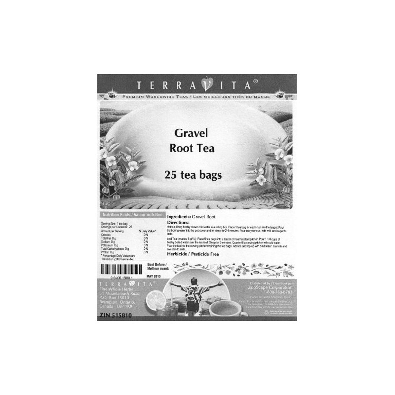 Gravel Root Tea (25 tea bags, ZIN: 515810)