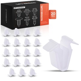 A-Premium 20PCS Nylon Door & Garnish Moulding Clip Compatible with Toyota Tacoma 2005-2009, Tundra 2007-2009, Yaris 2006-2009, Sequoia 2008-2009, Land Cruiser 2008-2009 & Lexus GX460 2010, LX570