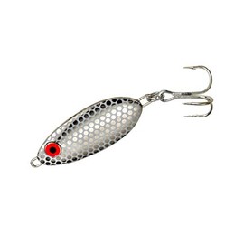 Bomber Lures B8980 Slab Spoon Lure (Silver Back, 1 0.25 oz)