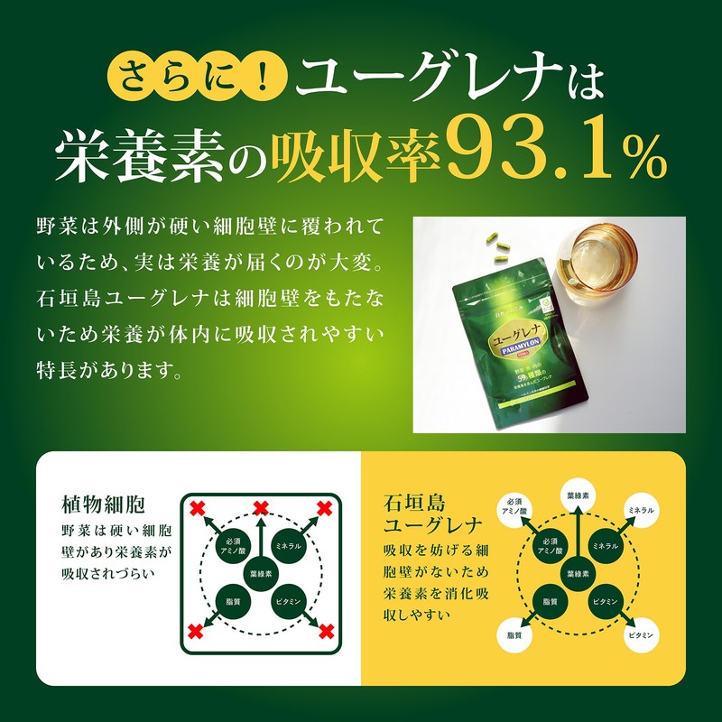 正規品 ユーグレナPARAMYLON（パラミロン）100粒 33日分 旧ミドリムシGOLD（ゴールド） 開発者：ユーグレナ