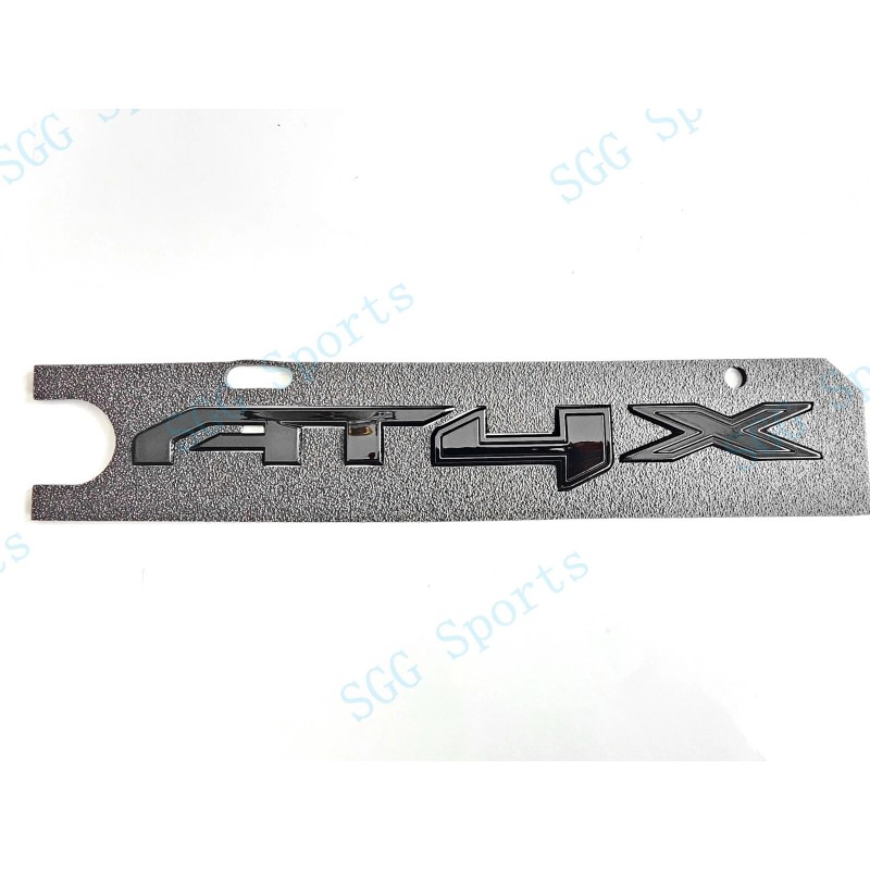 GMC 1PC Gloss Black Rear Tailgate AT4X Emblems Badge Fit