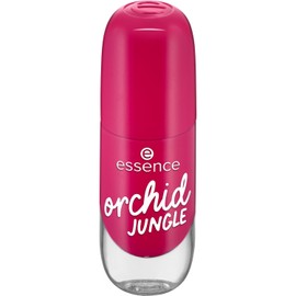 essence gel nail colour 12 orchid jungle, long-lasting nail polish, quick-drying, colour-intensive, shiny, vegan, muted red, 8 ml