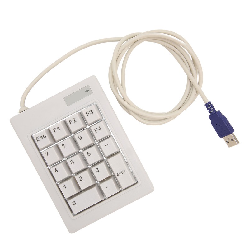 Mechanical Numpad Wired 18 Keys Linear Action Switch ABS Plug