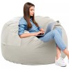 SMUG Bean Bag Chair Oversized Round Comfy Sofa Foam Filled