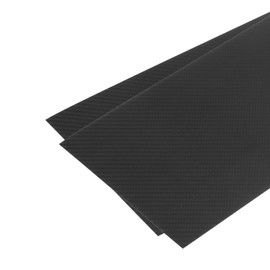 MECCANIXITY 2 Pcs Carbon Fiber Sheet 300×200×1mm Matte Surface Pultruded Flat Carbon Fiber Board Plate Twill Weave Panel Sheet for Kites RC Airplane