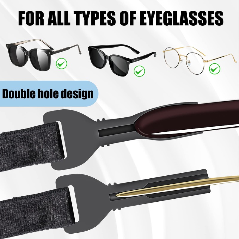 ANYGIFT Glasses Strap,5PCS Eyeglasses Strap Adjustable Sunglasses Strap for Men