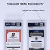 Rayvol Resealable Graded Card Sleeves for PSA-Sized Slabs, Exact Fit