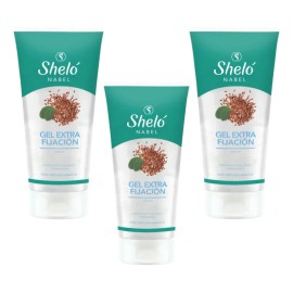 Pack Gel Extra Fijación Capilar 250ml Shelo Nabel