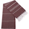 Cacala PES-CEP-Burgundy Bath Towels, 37" x 71"