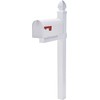Elite Medium Outside Mailbox, Plexon, White, 10.87" H x 20.2"