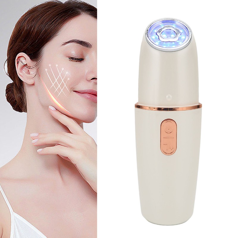 EMS Microcurrent Face Beauty Machine Red Blue Light RF Skin