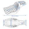 One-Piece Driver Passenger Seat Motorcycle Two-Up Seat Fit for Harley