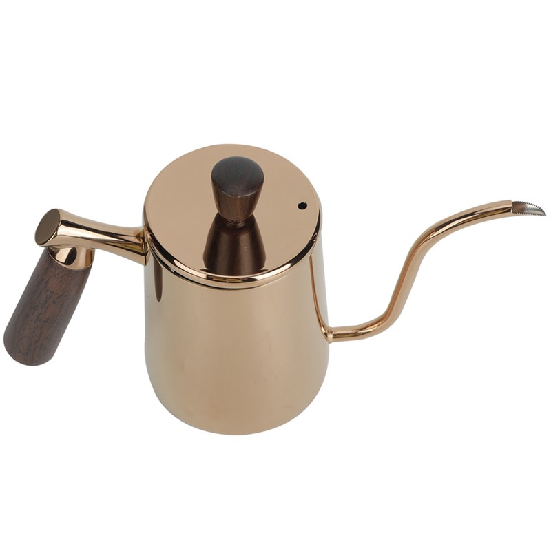 700ml Portable Stainless Steel Coffee Pot Long Gooseneck Spout Pour